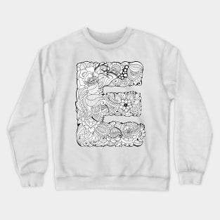 Capital letter E Crewneck Sweatshirt